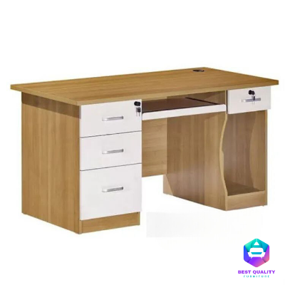 Picture of Modern Office Table With File Shelf Workstation - Versatile And Functional Workspace Solution