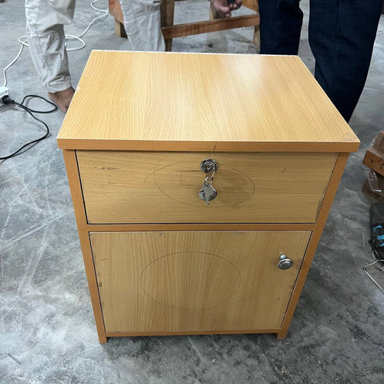 Picture of Bed Side Table with Cabinet/Drawer L 12 + W 16 + H 20 Inch by Best Quality Furniture - Furniture & Decor- Delights