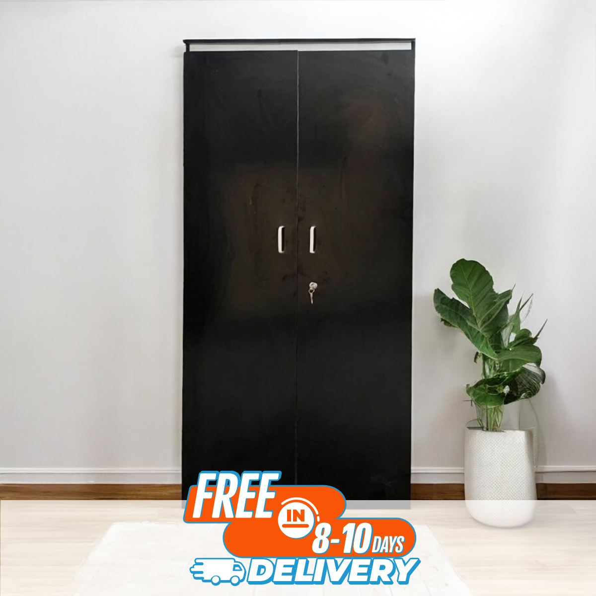 Picture of Newfangled - 2 Door Almira with Inner Drawer and Cloth Storage Unit - Best Quality Furniture - Furniture & Decor - Modern and Trendy