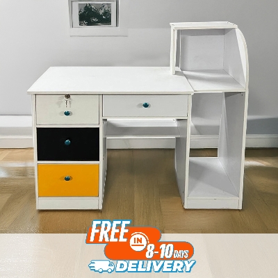 Picture of Computer Table, Writing Desk, Study Desk, Home Office Desk, Office Table, Laptop Table with Drawer - Best Quality Furniture