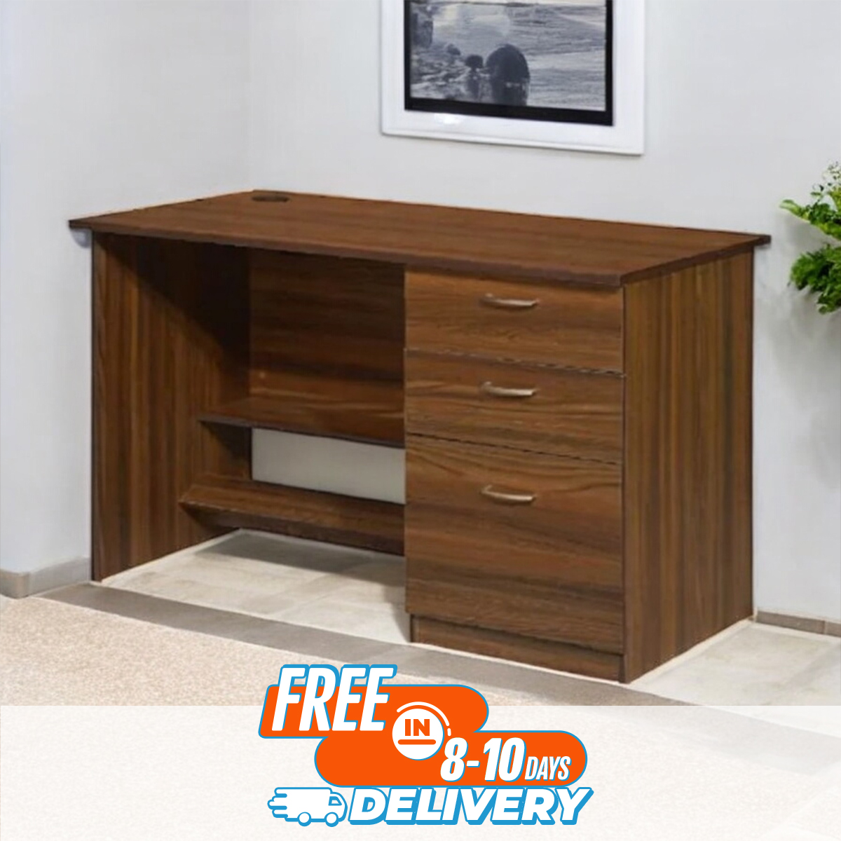Picture of Study Table| Computer Table | Office Table | Home Office  with Drawer Storage - Table( Size : Height 30 + Width 20 + Lenght 42 inch)