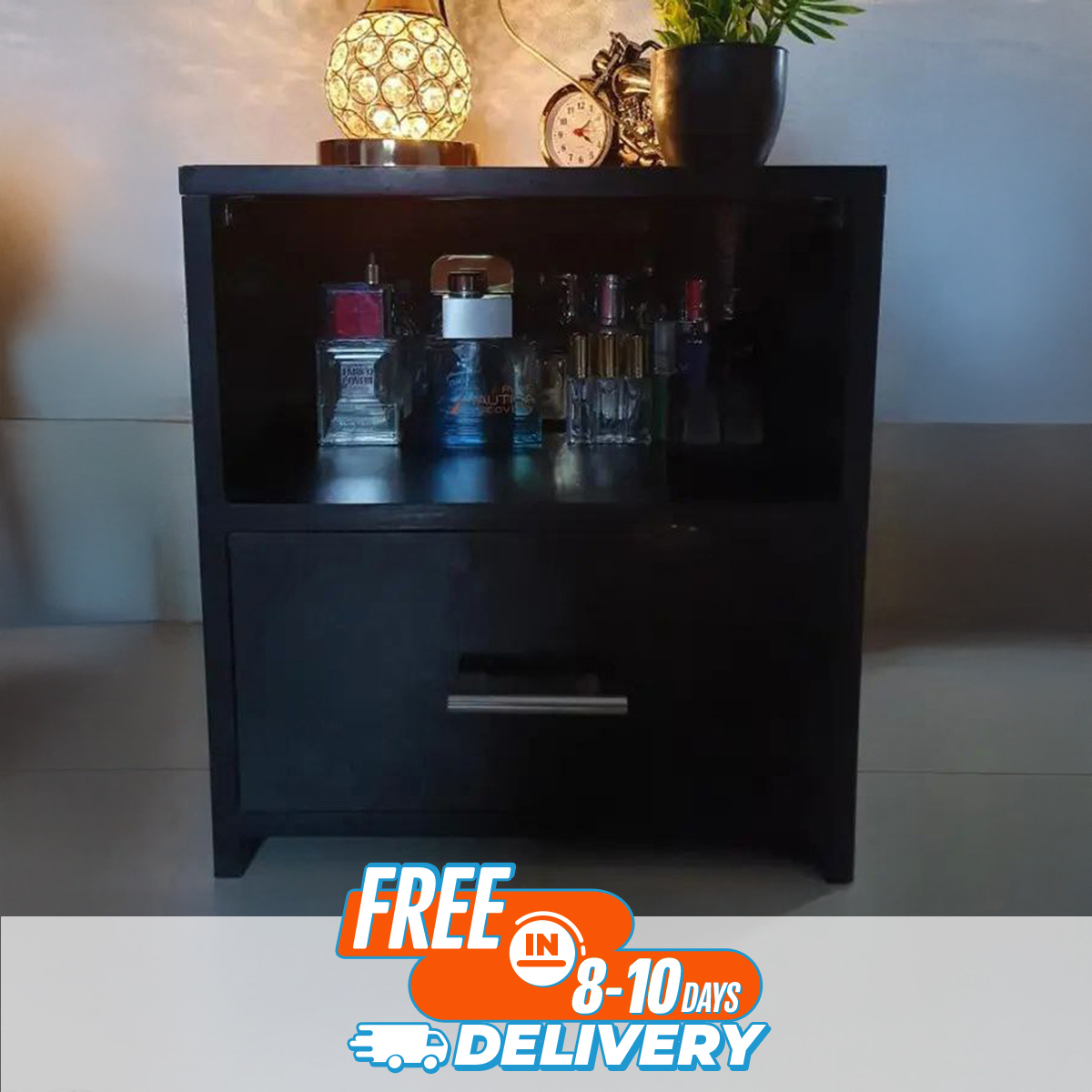 Picture of High Quality Bed Side Table,Bedroom Furniture, Home & Office  [ 18 Height + 14 Lenght + 12 Width Inches]