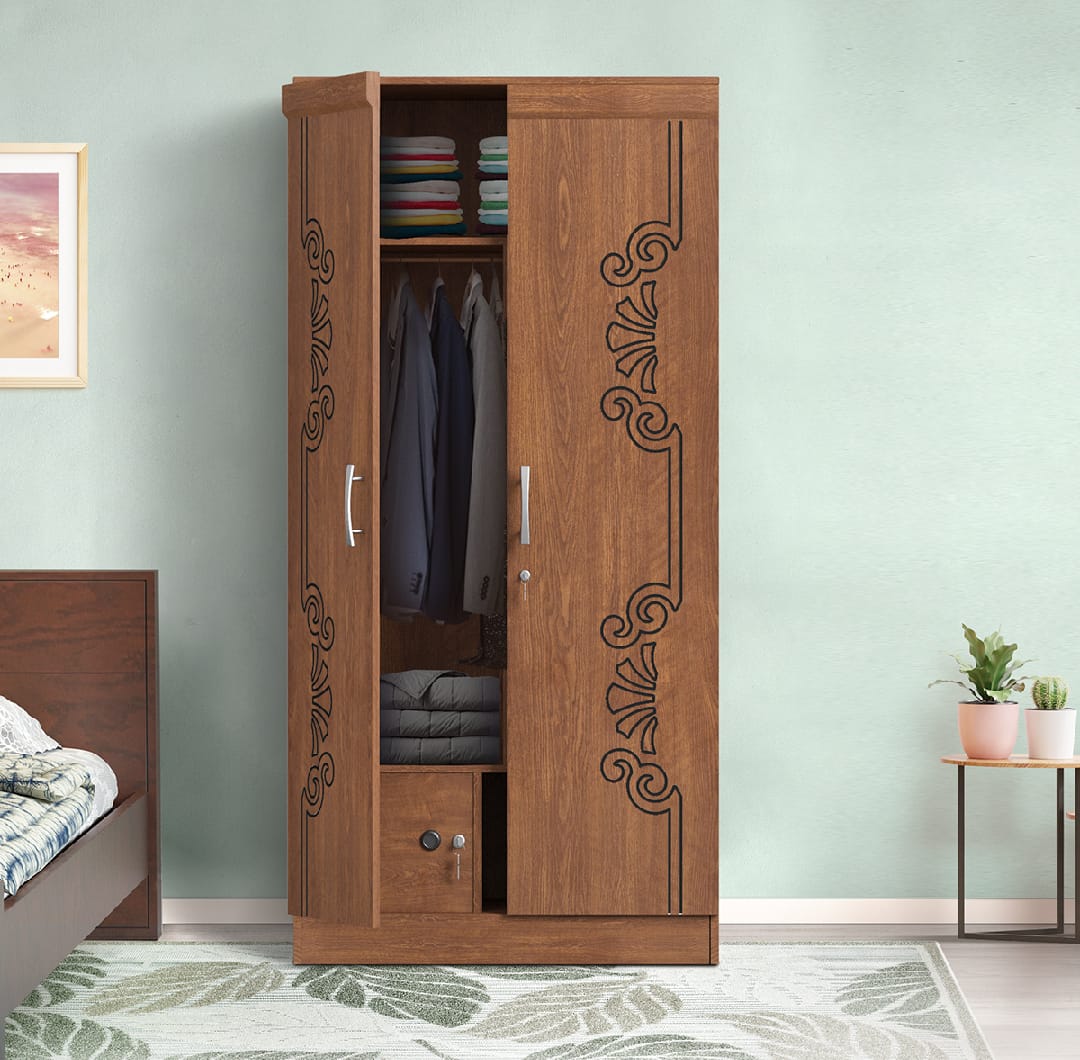 Picture of Antique 2 Door Cloth Storage Almirah Media Storage Cabinet 72/28