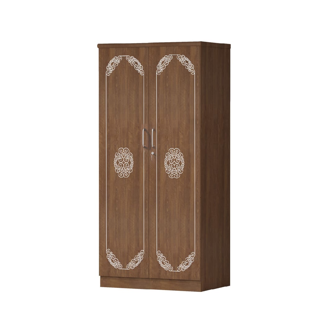 Picture of MDF Laminated Board Wardrobe, Antique Secure 2-Door Almirah 72/28