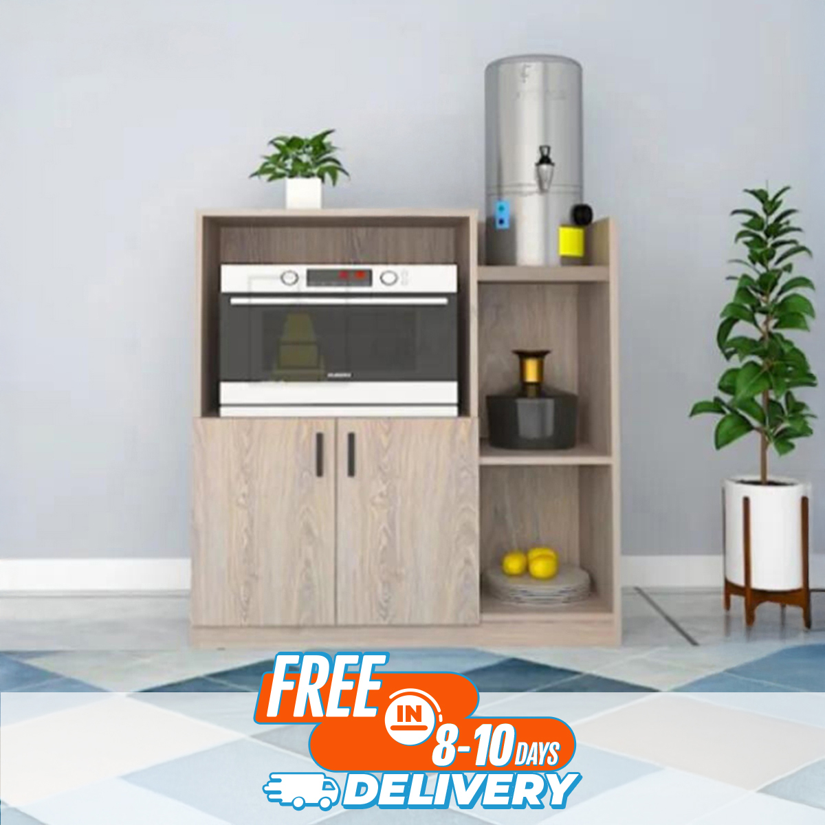 Picture of Best Quality Furniture Multi-purpose Kitchen Storage Oven Rack/ Kitchen Cabinet/ Filter Stand/ Crockery Storage M