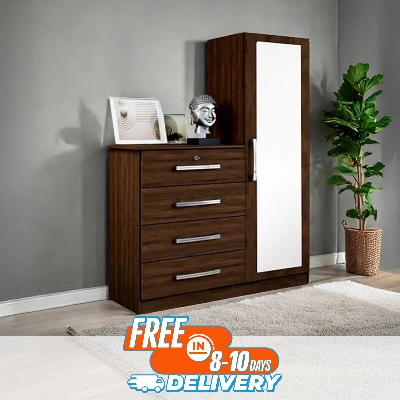 Picture of Newfangled - Superb Quality - Almirah With 4 Drawer Wardrobe by Best Quality Furniture - Furniture & Decor - Express Yourelf M