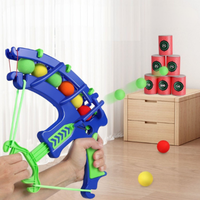 Sticky Dart Bow &amp; Target Set — Kids Archery Game with 12 Sticky Balls (Ages 3–8). Baby World Bangladeshonline shop bangladeshothoba.com