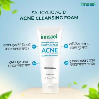 Picture of Innsaei Salicylic Acid Acne Solution Cleansing Foam-150ml