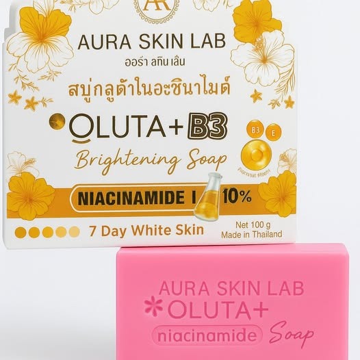 Picture of AURA SKIN LAB GLUTA B3 NIACINAMIDE SOAP (100G)