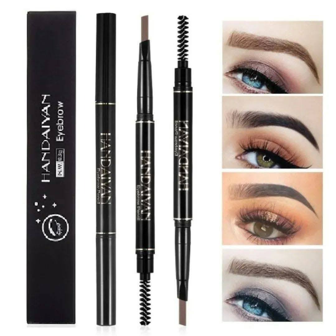 Picture of HANDAIYAN Eyebrow Pencil 2 in 1 Auto Waterproof - Picture of HANDAIYAN Eyebrow Pencil 2 in 1 Auto Waterproof -