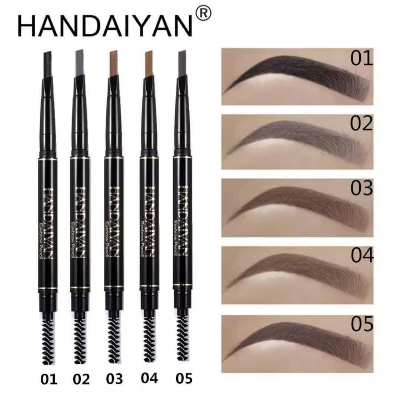 Picture of HANDAIYAN Eyebrow Pencil 2 in 1 Auto Waterproof - Picture of HANDAIYAN Eyebrow Pencil 2 in 1 Auto Waterproof -
