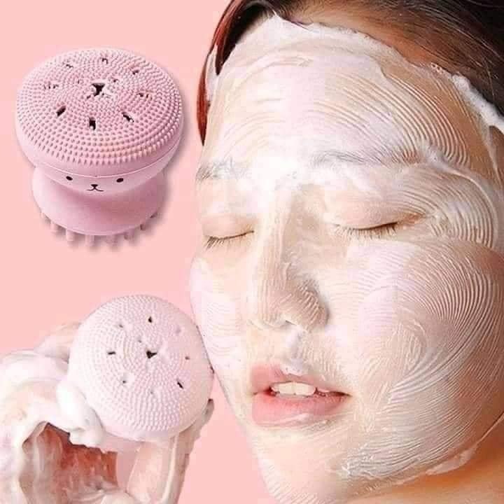 Picture of Octopus Mini Silicone Face Cleanser Massage Brush - 1PCS