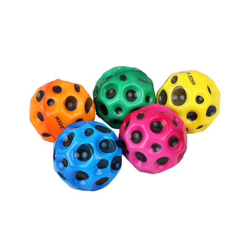 Picture of  Patterned Super-Bouncy Ball Set | Rainbow, Dot, & Fruit Design Playballs | Exciting & Durable Classic Toy