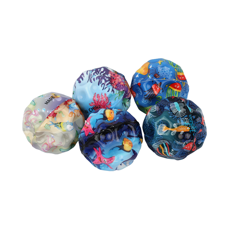 Picture of  Patterned Super-Bouncy Ball Set | Rainbow, Dot, & Fruit Design Playballs | Exciting & Durable Classic Toy