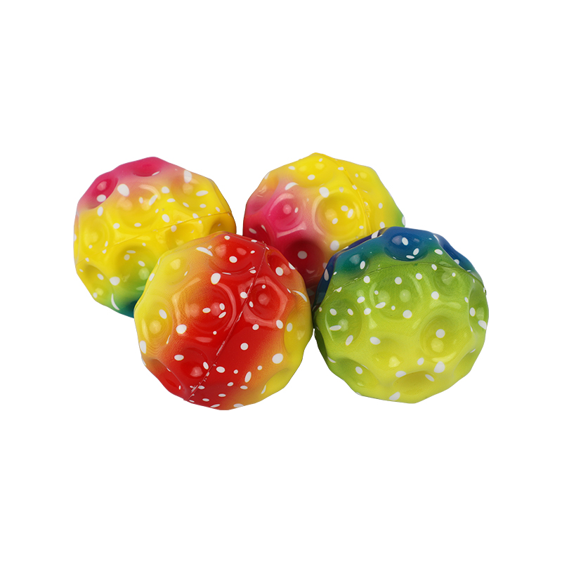 Picture of  Patterned Super-Bouncy Ball Set | Rainbow, Dot, & Fruit Design Playballs | Exciting & Durable Classic Toy