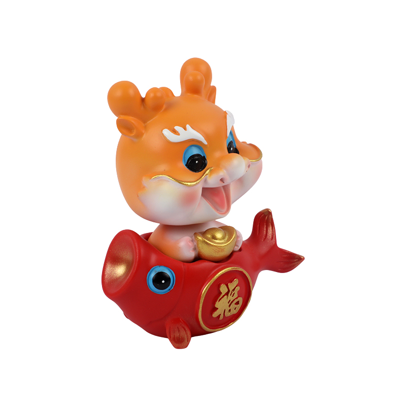 Picture of Joyful Dragon/Deer Wealth Decor | Spring Festival Good Luck Car Ornament | Collectible Chinese Prosperity Figurine |  Moving Head New Year Figure  Picture of Joyful Dragon/Deer Wealth Decor | Spring Festival Good Luck Car Ornament | Collectible Chinese Prosperity Figurine |  Moving Head New Year Figure