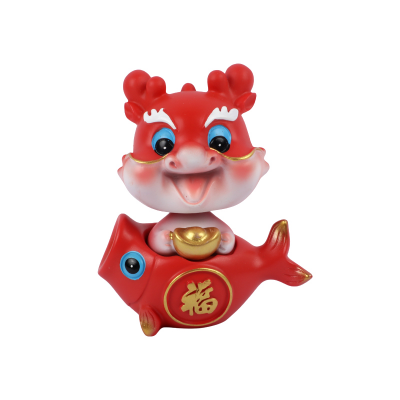 Picture of Joyful Dragon/Deer Wealth Decor | Spring Festival Good Luck Car Ornament | Collectible Chinese Prosperity Figurine |  Moving Head New Year Figure  Picture of Joyful Dragon/Deer Wealth Decor | Spring Festival Good Luck Car Ornament | Collectible Chinese Prosperity Figurine |  Moving Head New Year Figure