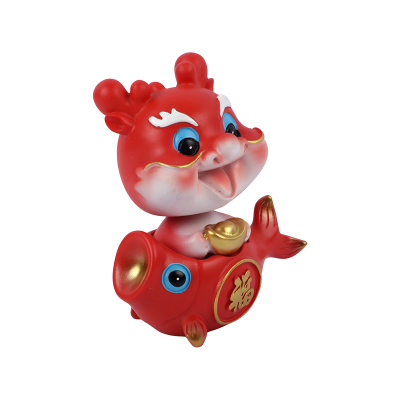 Picture of Joyful Dragon/Deer Wealth Decor | Spring Festival Good Luck Car Ornament | Collectible Chinese Prosperity Figurine |  Moving Head New Year Figure  Picture of Joyful Dragon/Deer Wealth Decor | Spring Festival Good Luck Car Ornament | Collectible Chinese Prosperity Figurine |  Moving Head New Year Figure