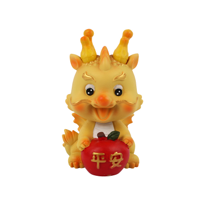Picture of Joyful Dragon/Deer Wealth Decor | Spring Festival Good Luck Car Ornament | Collectible Chinese Prosperity Figurine |  Moving Head New Year Figure  Picture of Joyful Dragon/Deer Wealth Decor | Spring Festival Good Luck Car Ornament | Collectible Chinese Prosperity Figurine |  Moving Head New Year Figure