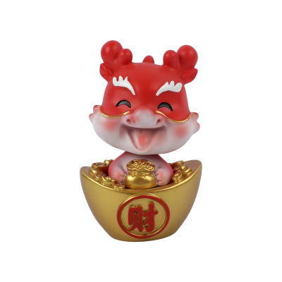Picture of Joyful Dragon/Deer Wealth Decor | Spring Festival Good Luck Car Ornament | Collectible Chinese Prosperity Figurine |  Moving Head New Year Figure  Picture of Joyful Dragon/Deer Wealth Decor | Spring Festival Good Luck Car Ornament | Collectible Chinese Prosperity Figurine |  Moving Head New Year Figure