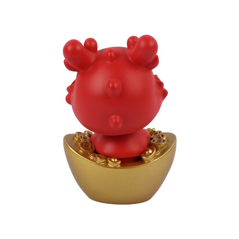 Picture of Joyful Dragon/Deer Wealth Decor | Spring Festival Good Luck Car Ornament | Collectible Chinese Prosperity Figurine |  Moving Head New Year Figure  Picture of Joyful Dragon/Deer Wealth Decor | Spring Festival Good Luck Car Ornament | Collectible Chinese Prosperity Figurine |  Moving Head New Year Figure