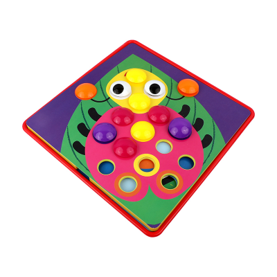 Picture of Giant Button Art Set | Creative Pegboard Picture Maker | Educational Fine Motor Skill Toy | Fun Color Matching & Puzzle Game