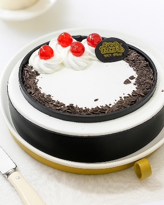 Picture of Premium White & Black Forest Cake 500 gm Picture of Premium White & Black Forest Cake 500 gm