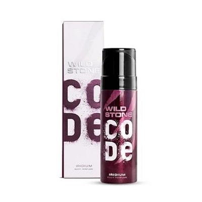 Picture of Wild Stone - Code Iridium No Gas Body Perfume For Men, Long Lasting Intense Fragrance - 120ml International