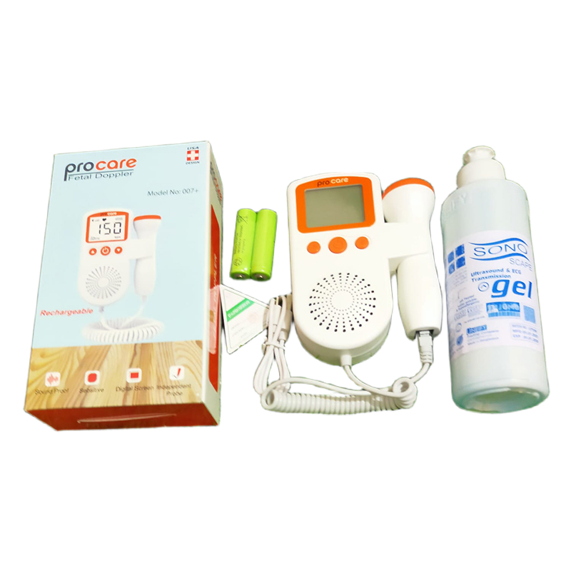 Picture of Fetal Doppler  heart rate display with 250ml gel rechargeable