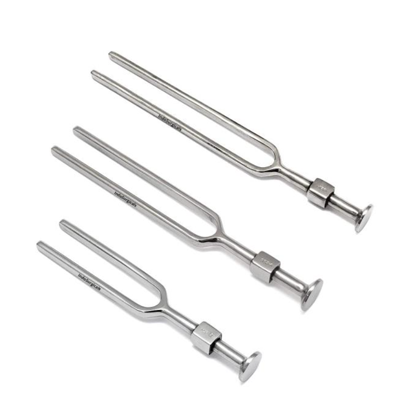 Picture of Set Of 3 Tuning Forks Made Up Of Stainless Steel - 128 Hz, 256 Hz & 512 Hz