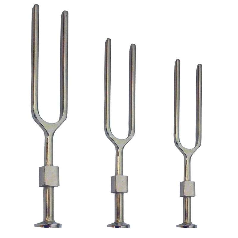Picture of Set Of 3 Tuning Forks Made Up Of Stainless Steel - 128 Hz, 256 Hz & 512 Hz