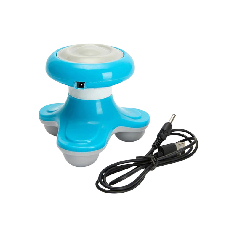Picture of Mini Neck Massager Function Massage For Neck Back Head Plastic Triangle Shape Electric USB Beauty Anti Cellulite Body Relaxation