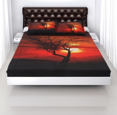 Picture of Digital Home tex Luxury Panel Fashionable Bed Sheet for Home Decoration from Clothika