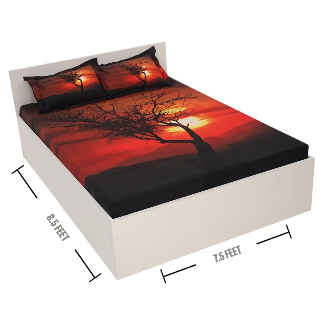 Picture of Digital Home tex Luxury Panel Fashionable Bed Sheet for Home Decoration from Clothika