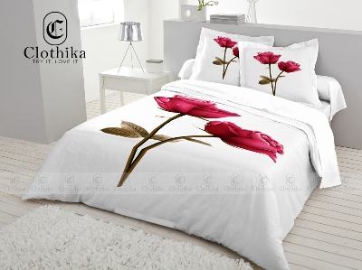 Picture of Digital Home tex Luxury Panel Fashionable Bed Sheet for Home Decoration from Clothika