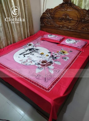 Picture of Ayat Home tex Luxury Panel Fashionable Bed Sheet for Home Decoration from Clothika