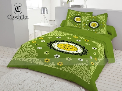 Picture of PAKIZA HOME TEX  Panel Fashionable Bed Sheet for Home Decoration from Clothika