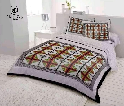 Picture of Digital Home tex Luxury Panel Fashionable Bed Sheet for Home Decoration from Clothika