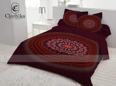 Picture of Digital Home tex Luxury Panel Fashionable Bed Sheet for Home Decoration from Clothika