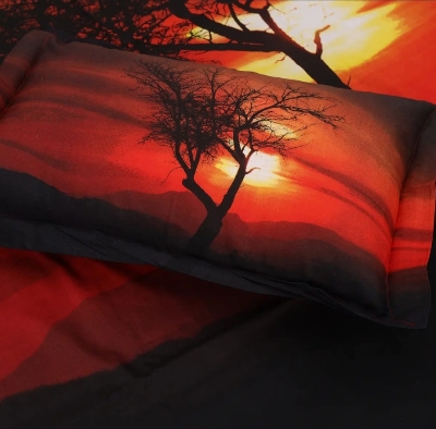 Picture of Digital Home tex Luxury Panel Fashionable Bed Sheet for Home Decoration from Clothika