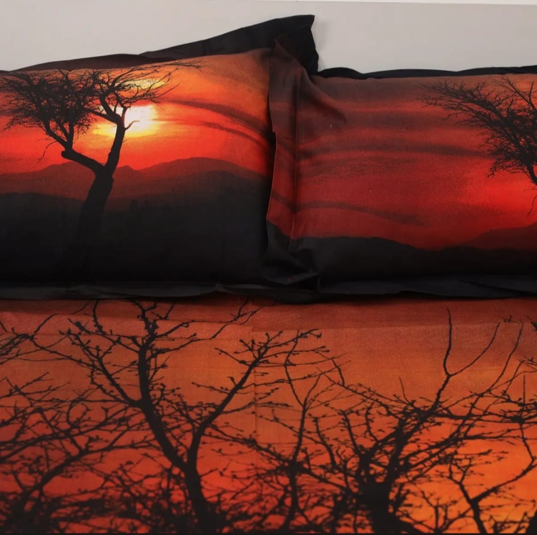 Picture of Digital Home tex Luxury Panel Fashionable Bed Sheet for Home Decoration from Clothika