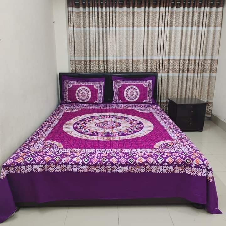 Picture of Digital Home tex Luxury Panel Fashionable Bed Sheet for Home Decoration from Clothika