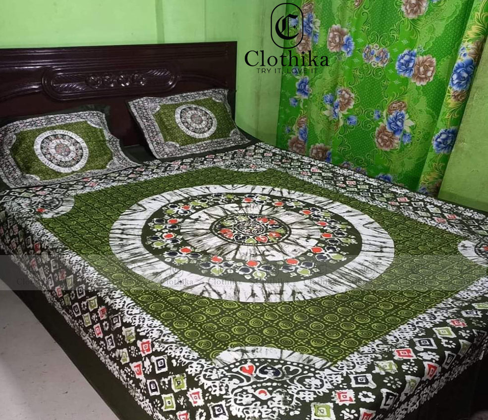 Picture of Digital Home tex Luxury Panel Fashionable Bed Sheet for Home Decoration from Clothika