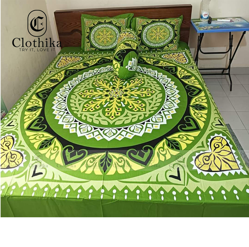 Picture of Digital Home tex Luxury Panel Fashionable Bed Sheet for Home Decoration from Clothika
