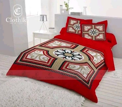 Picture of Digital Home tex Luxury Panel Fashionable Bed Sheet for Home Decoration from Clothika