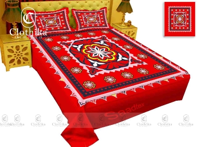 Picture of Digital Home tex Luxury Panel Fashionable Bed Sheet for Home Decoration from Clothika