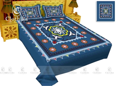 Picture of Digital Home tex Luxury Panel Fashionable Bed Sheet for Home Decoration from Clothika