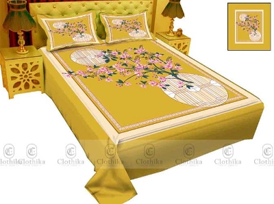Picture of Digital Home tex Luxury Panel Fashionable Bed Sheet for Home Decoration from Clothika
