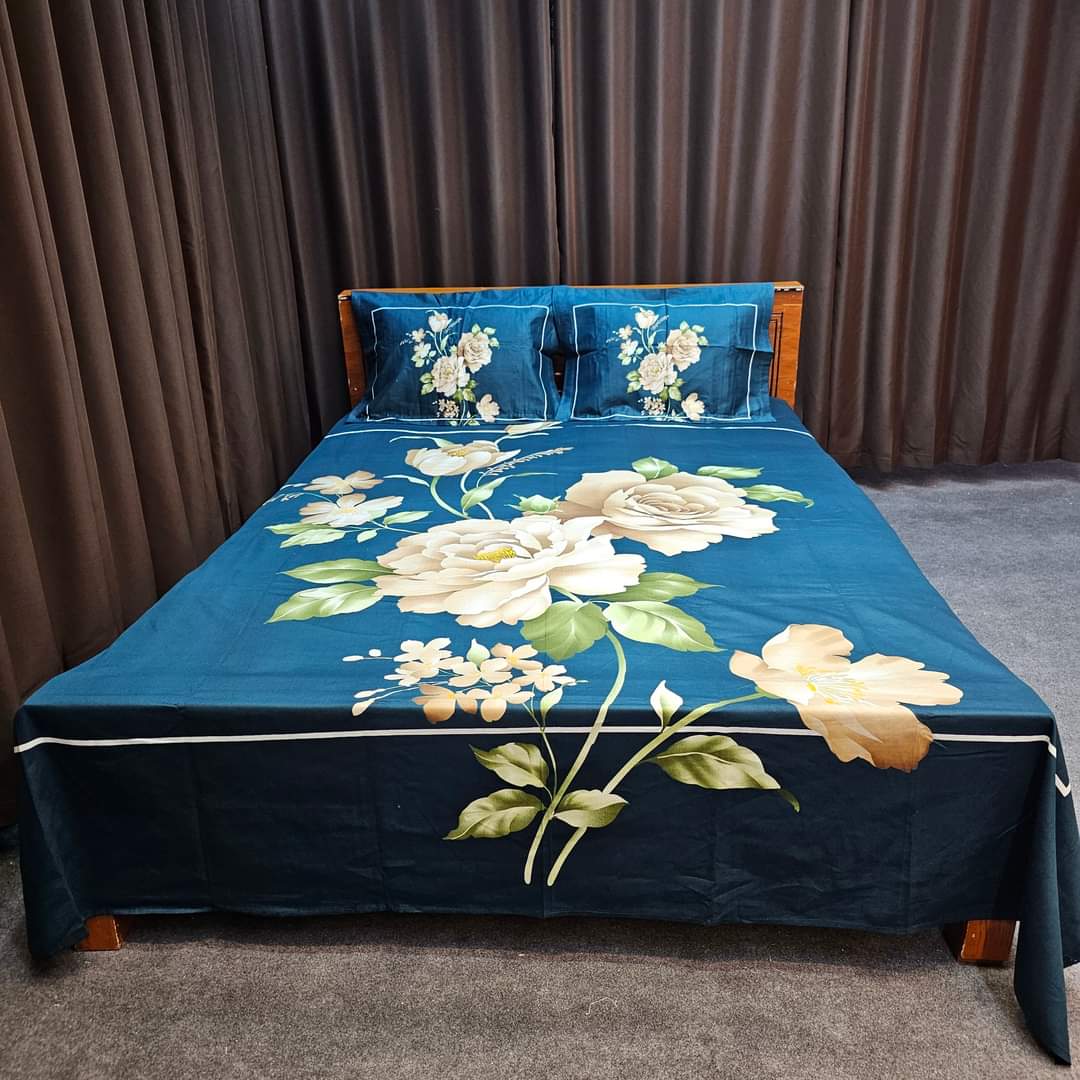 Picture of New Premium Quality Panel Bedsheet with 2pillows cover