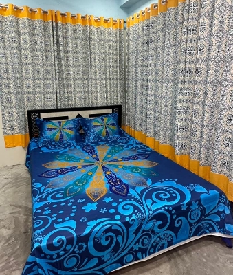 Picture of Eid collection New Luxury Panel Bedsheet with 2 pillows cover